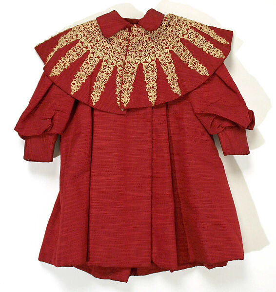 Coat, silk, American 