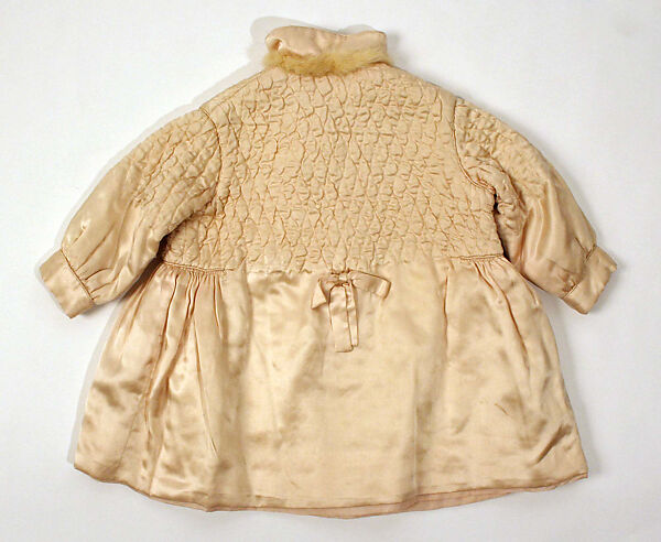 Coat, silk, fur, American
