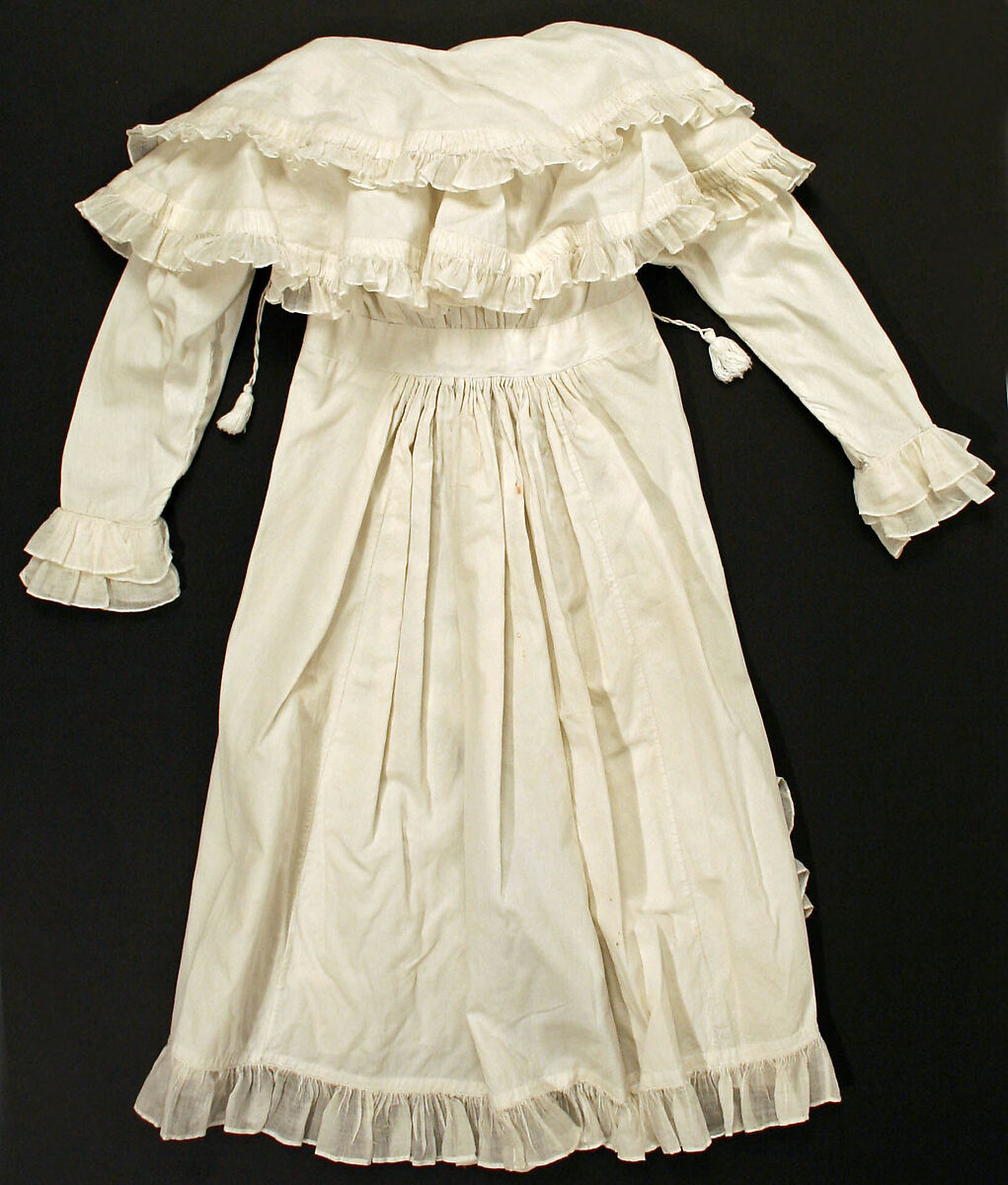 Pelisse, cotton, probably British 