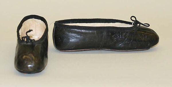 Slippers, leather, American 