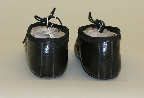 Slippers, leather, American