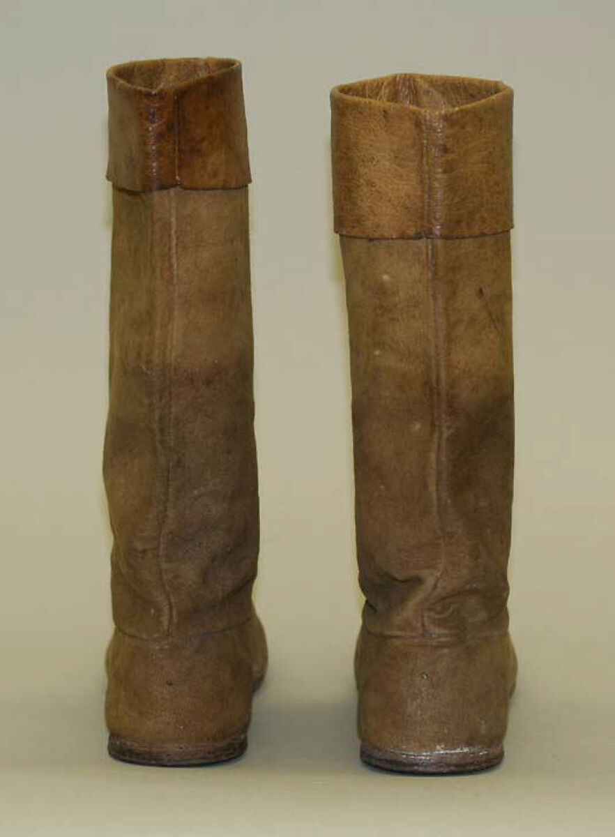 Boots, leather, British