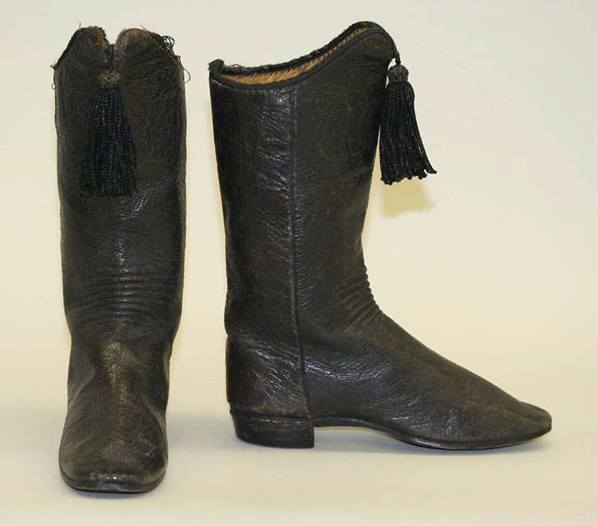 Boots, leather, European 