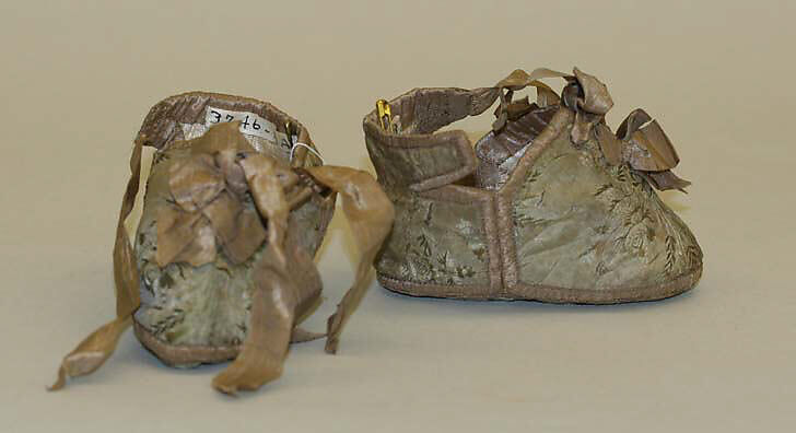 Shoes, silk, American or European 