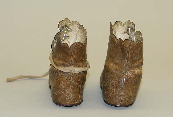 Shoes, leather, American