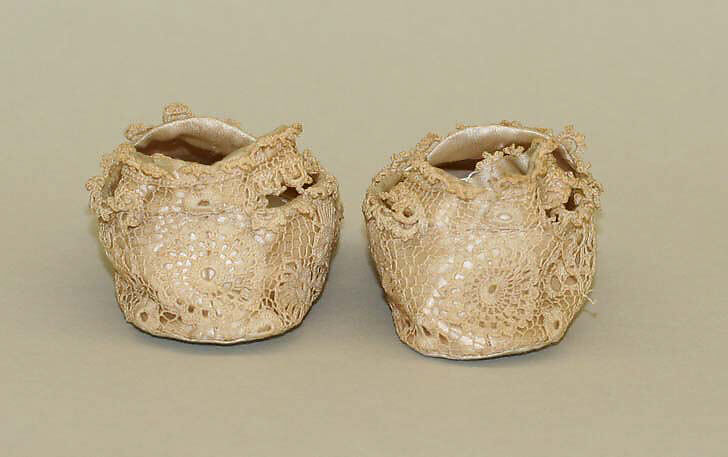 Shoes, cotton, silk, American