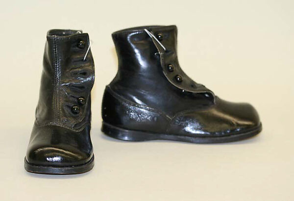 Shoes, leather, American 