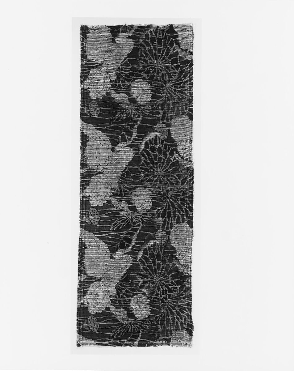 Length, John Scott Bradstreet (1845–1914), Cotton and metallic paper, printed, American