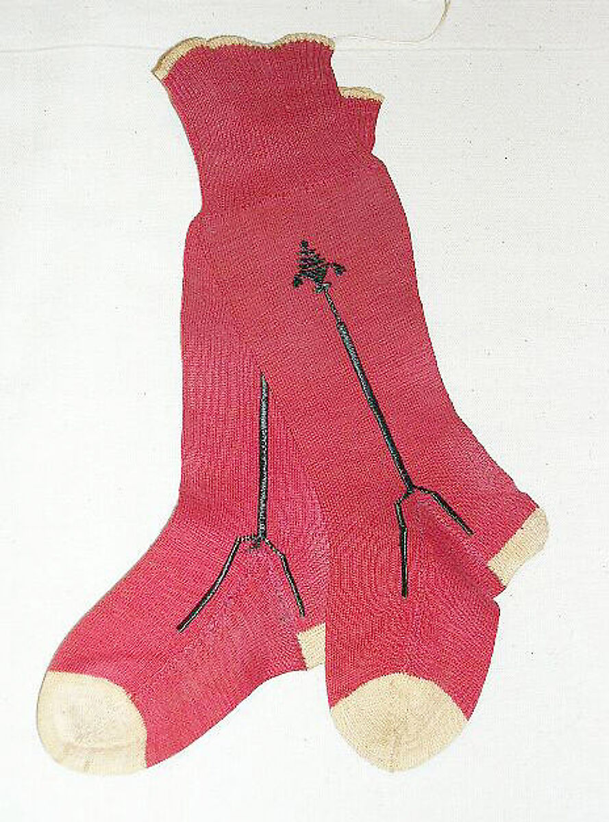 Socks, cotton, silk, American 