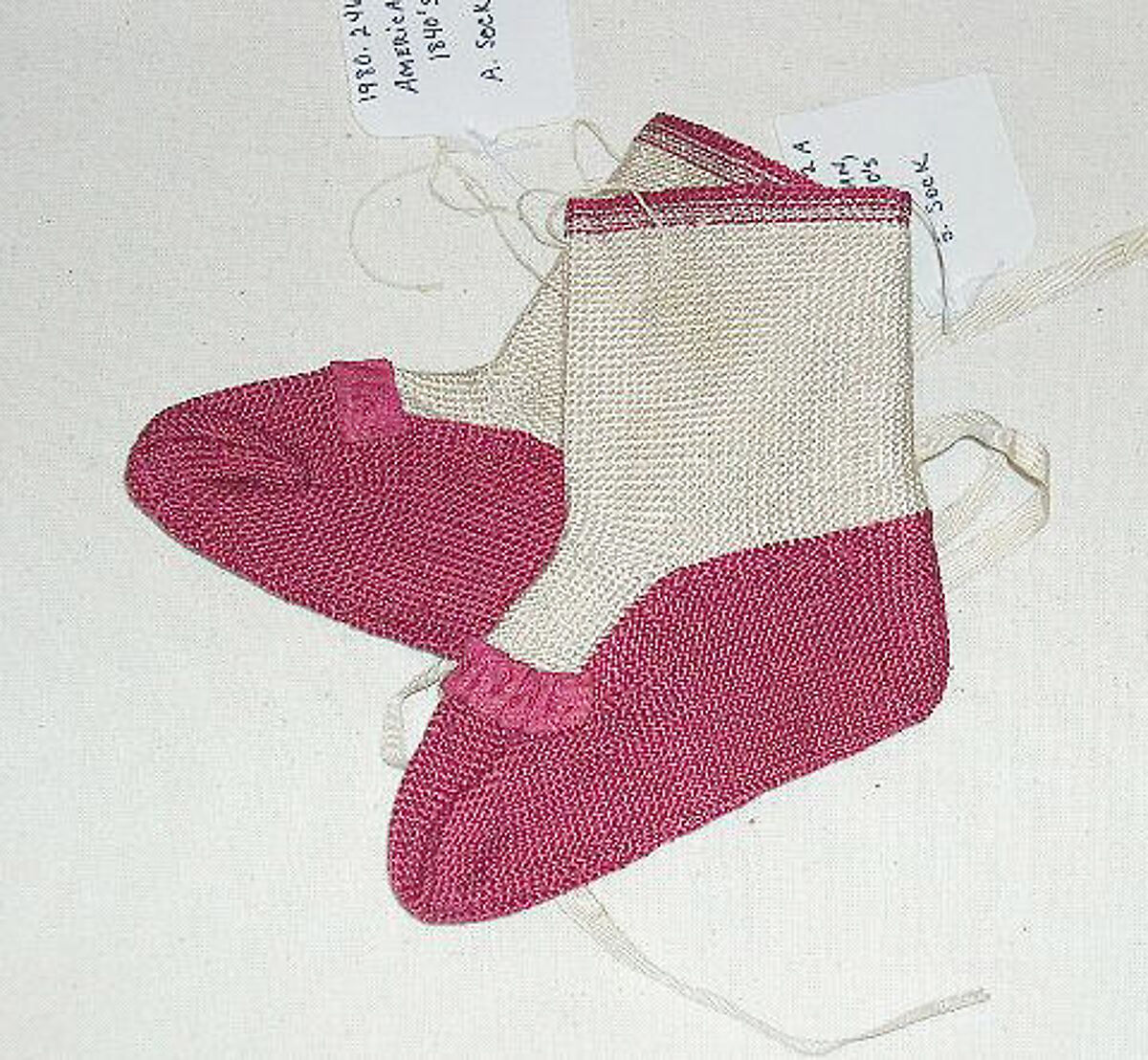 Socks, silk, American