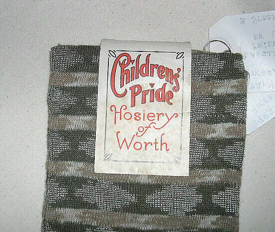 Stockings, wool, cotton, rayon, American