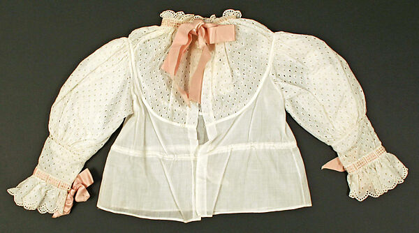 Chemisette, cotton, American