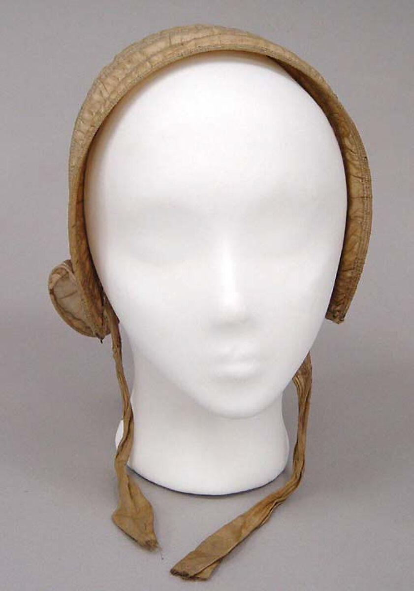 Bonnet, silk, European