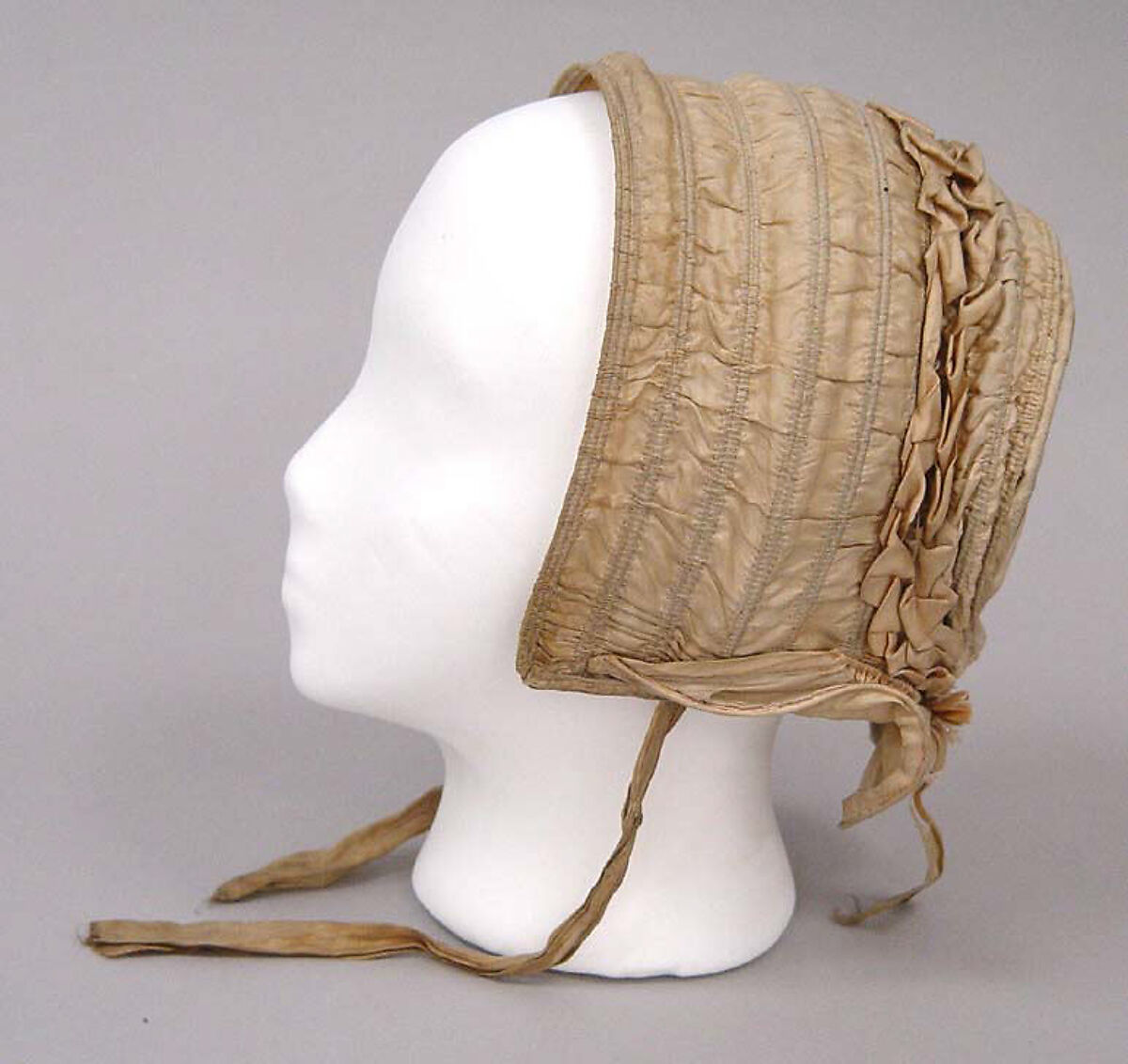 Bonnet, silk, European 
