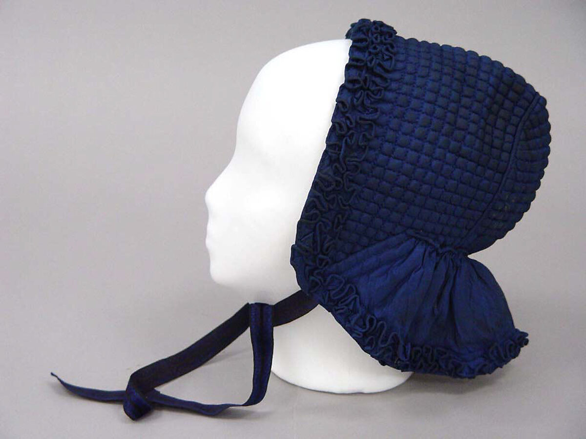 Bonnet, silk, American 