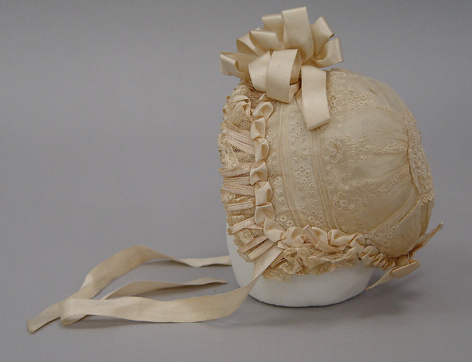 Bonnet, cotton, American 
