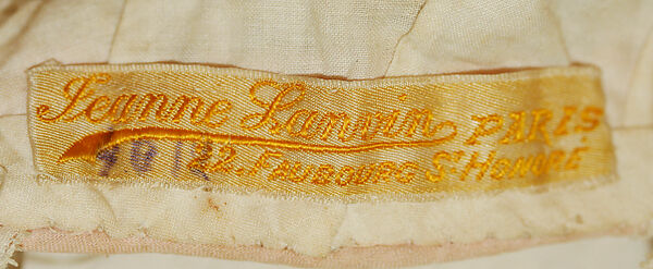 Bonnet, House of Lanvin (French, founded 1889), cotton, metallic thread, silk, French