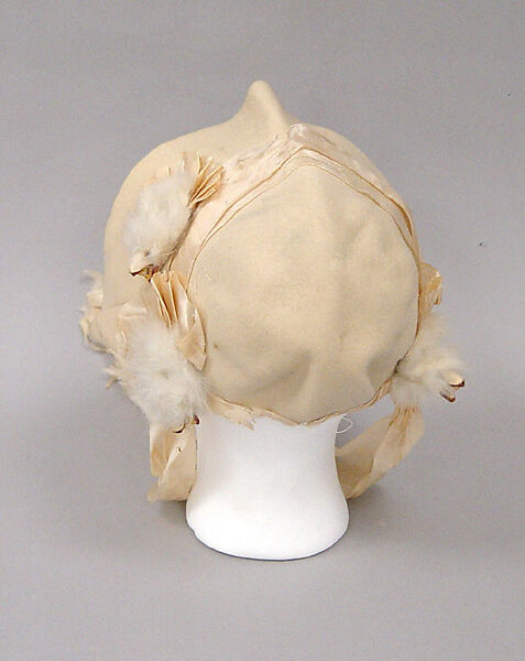 Bonnet, Stern Brothers (American, founded New York, 1867), wool, silk, fur, French