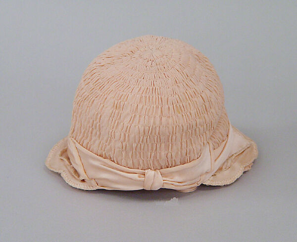 Bonnet, silk, French