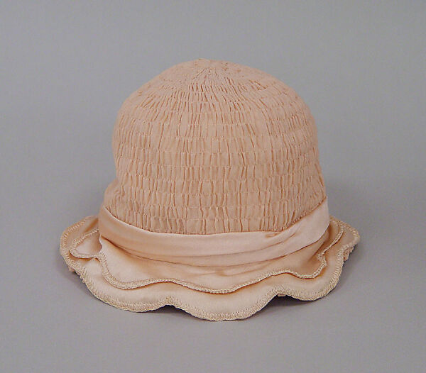 Bonnet, silk, French