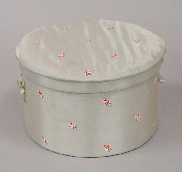 Bonnet, cotton, silk, American