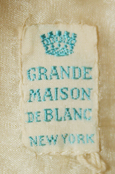Bonnet, cotton, silk, American