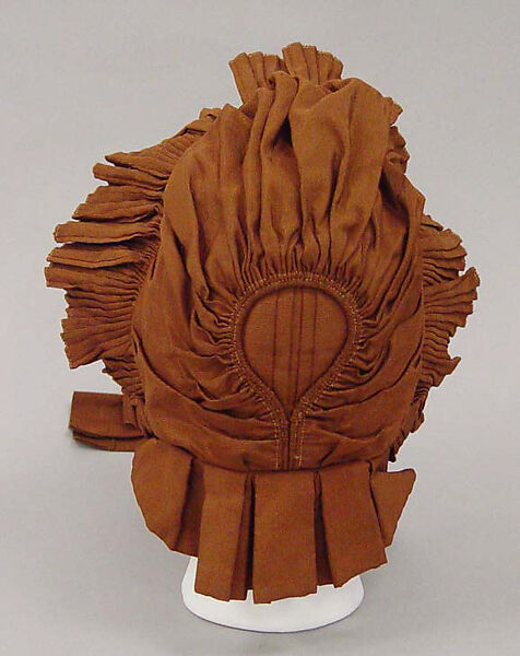 Bonnet, silk, American