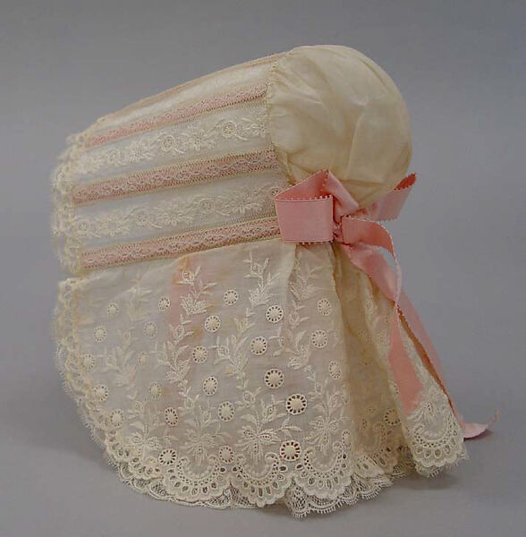 Sunbonnet, cotton, probably American 