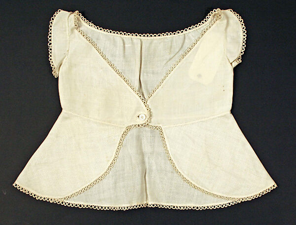 Apron, linen, American