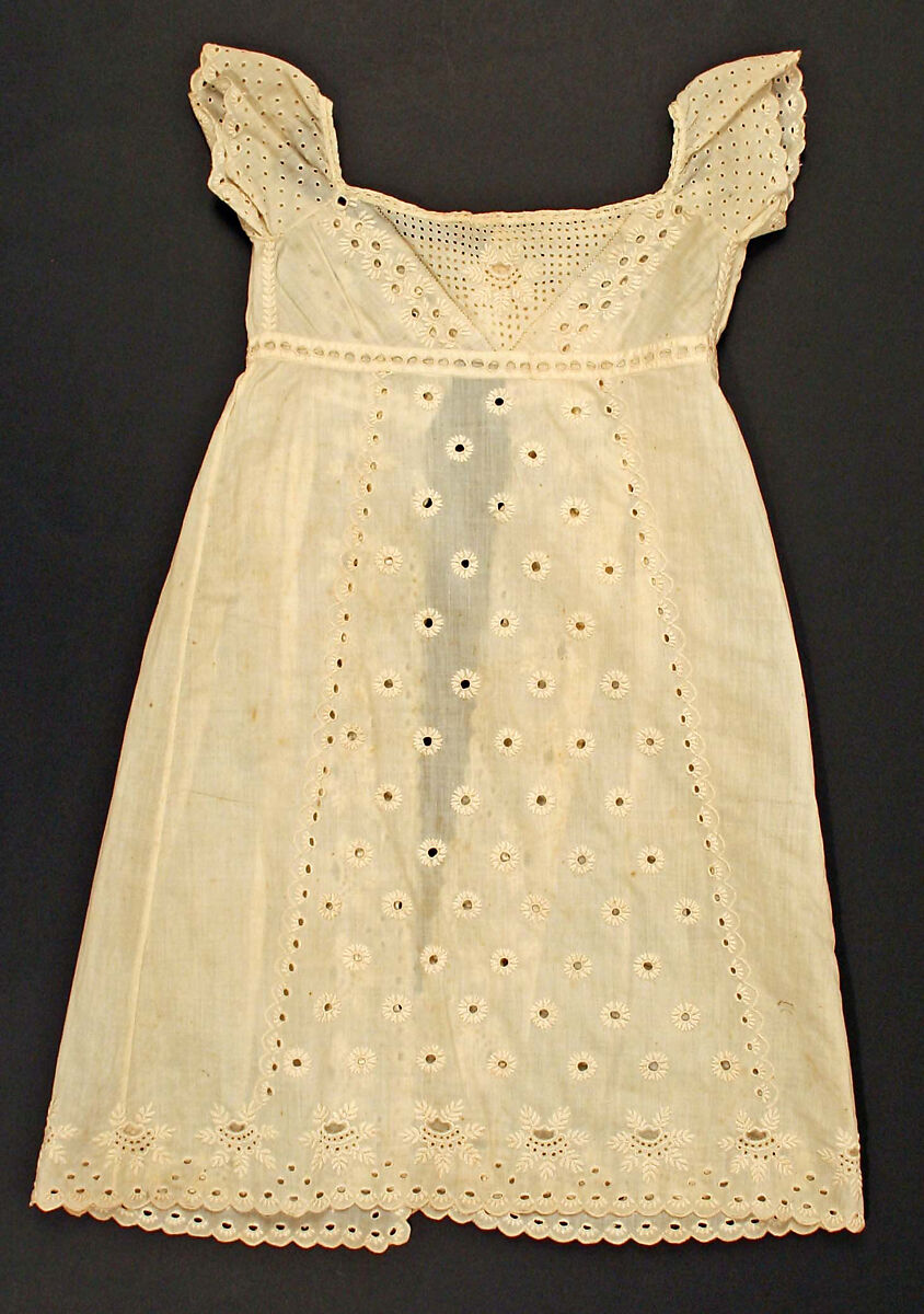 Pinafore, cotton, American 