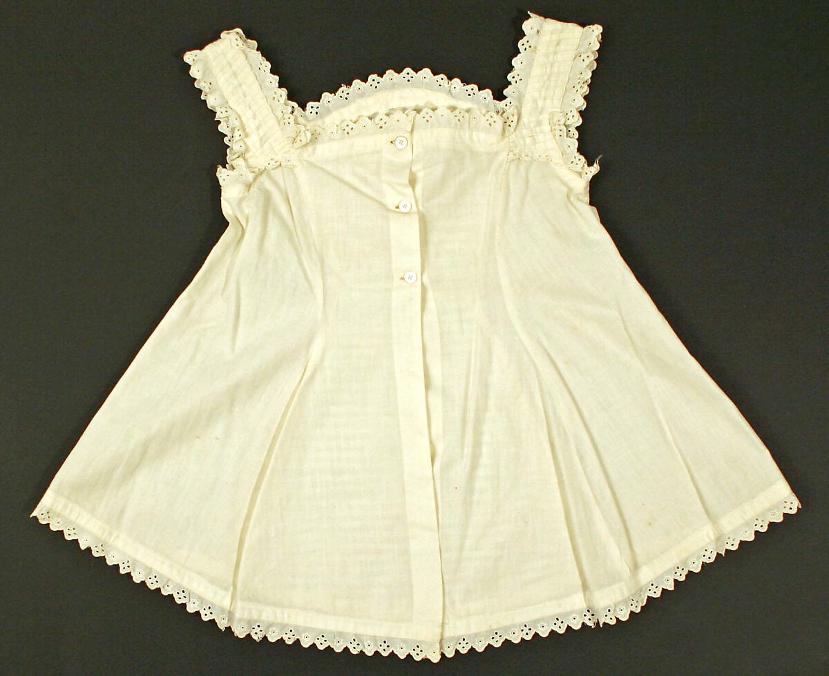 Pinafore, cotton, American