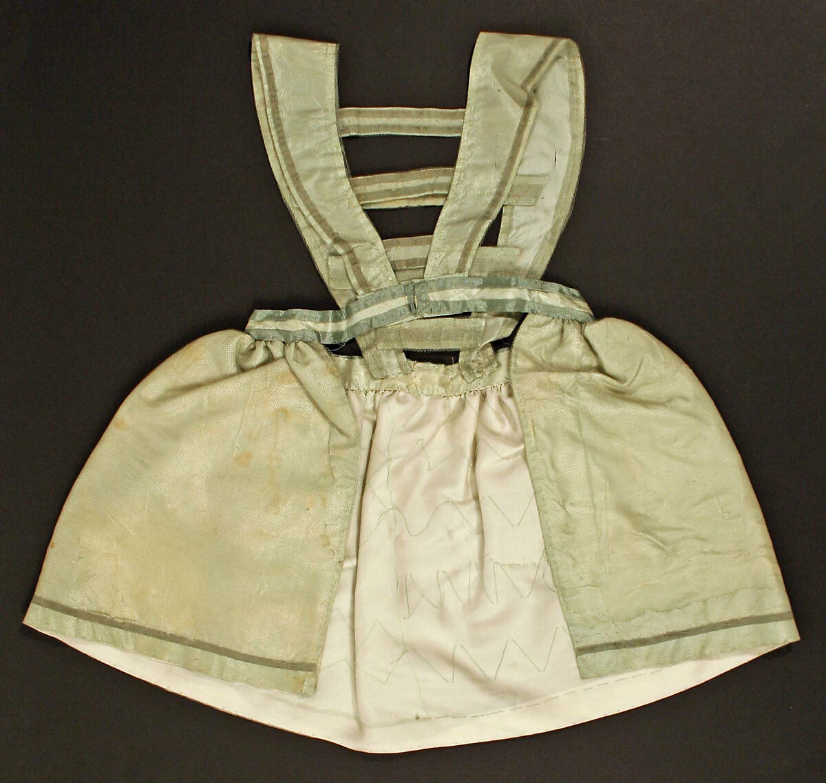 Pinafore, silk, American