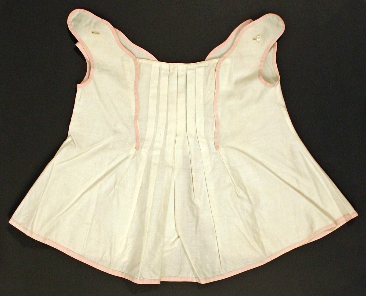 Pinafore, cotton, American 