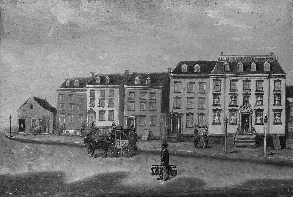 The Boot Black, William P. Chappel (American, 1801–1878), Oil on slate paper, American