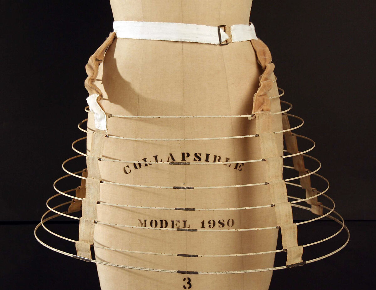 Cage crinoline, [no medium available], American