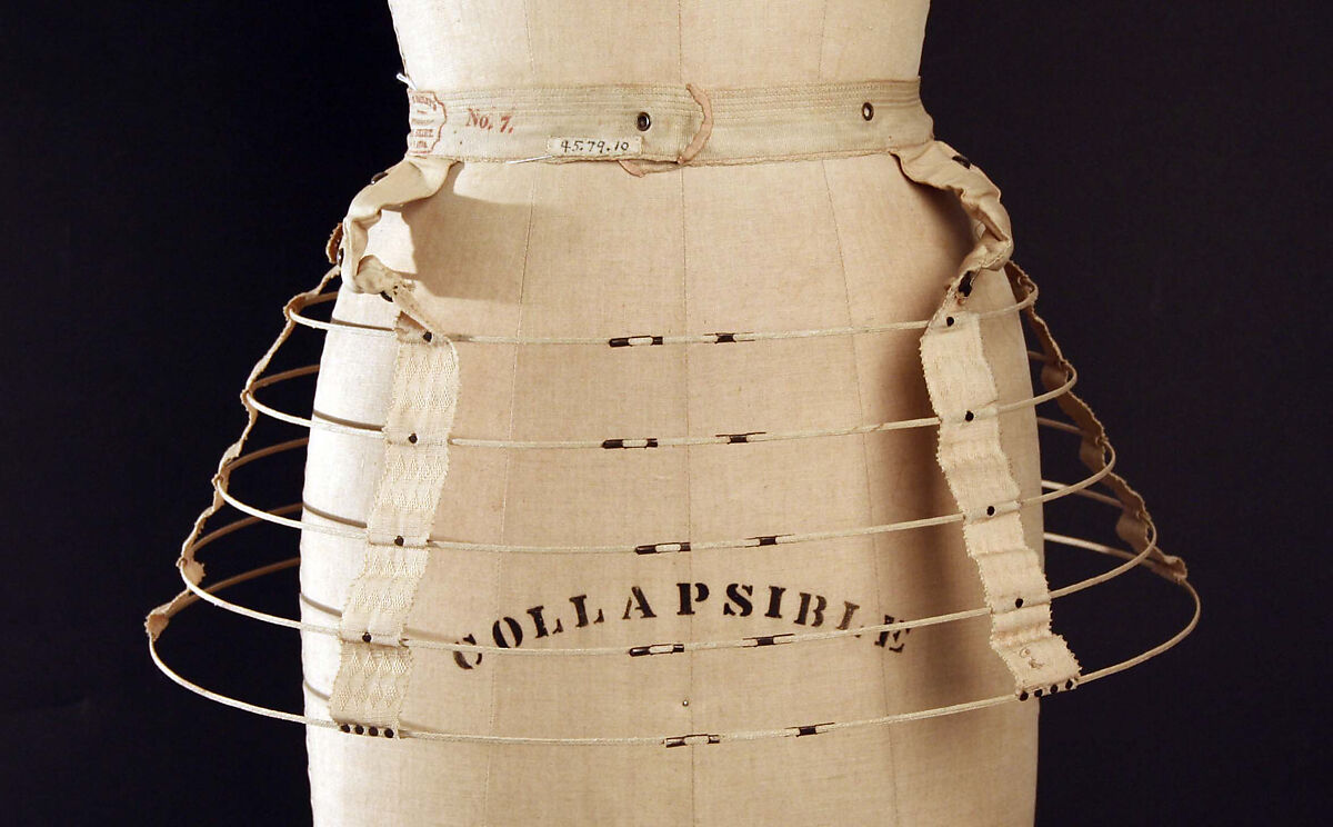 Cage crinoline, [no medium available], American