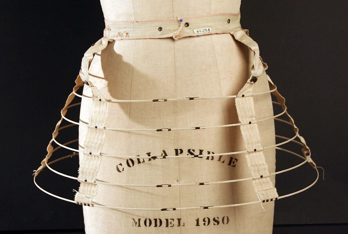Cage crinoline, [no medium available], American