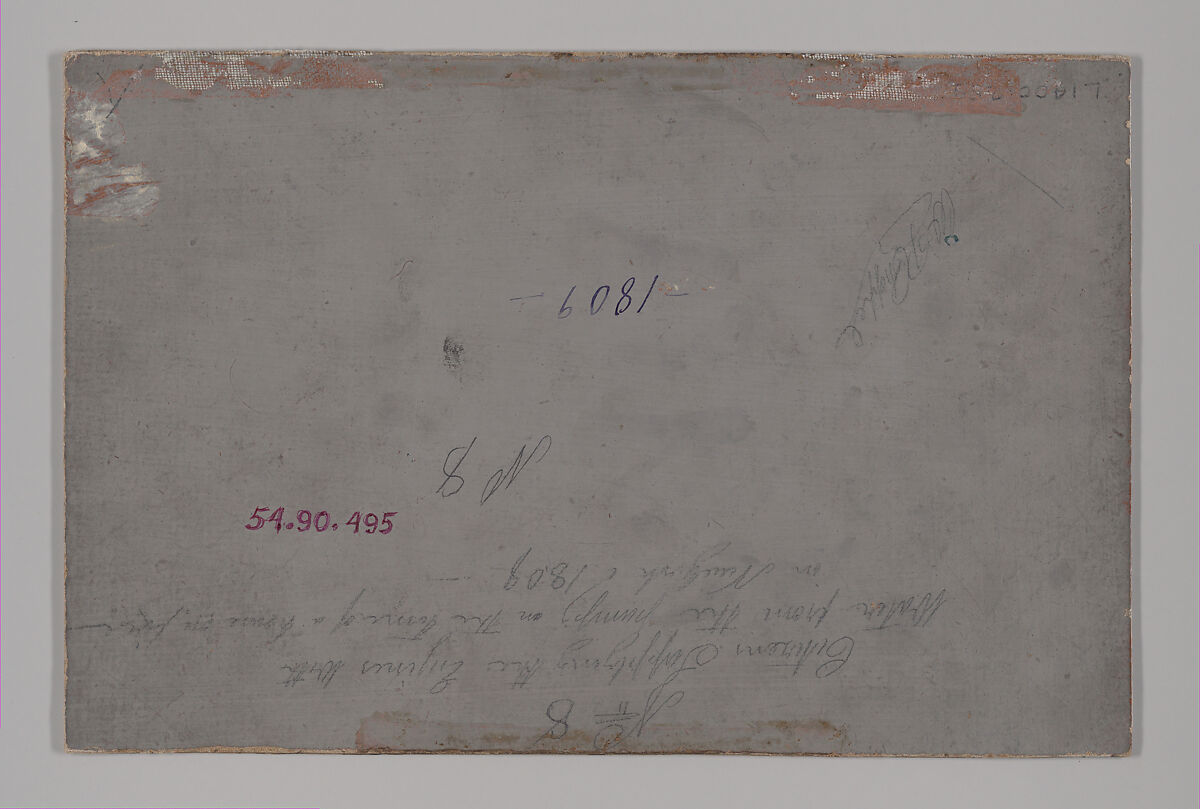 Fighting a Fire, William P. Chappel (American, 1801–1878), Oil on slate paper, American