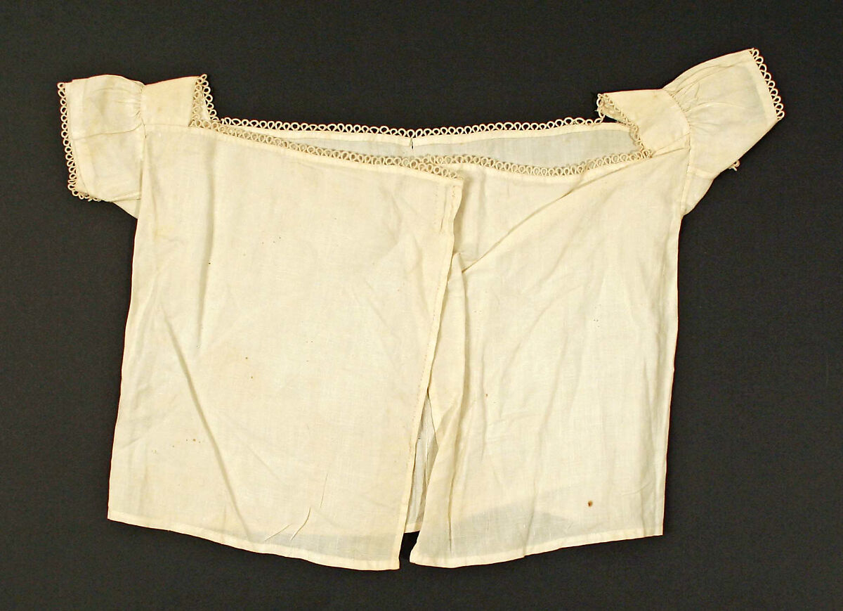 Waist, linen, American 