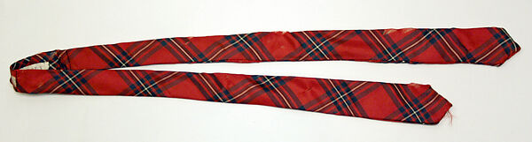 Necktie, silk, Scottish 