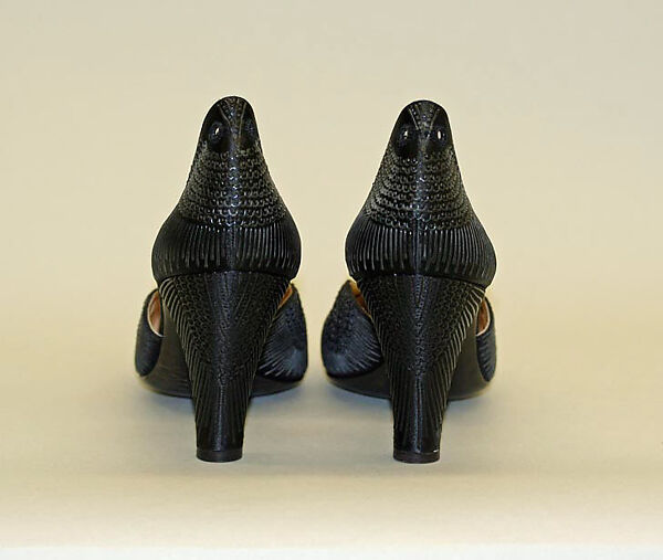 Evening slippers, Netch and Frater (French), silk, French