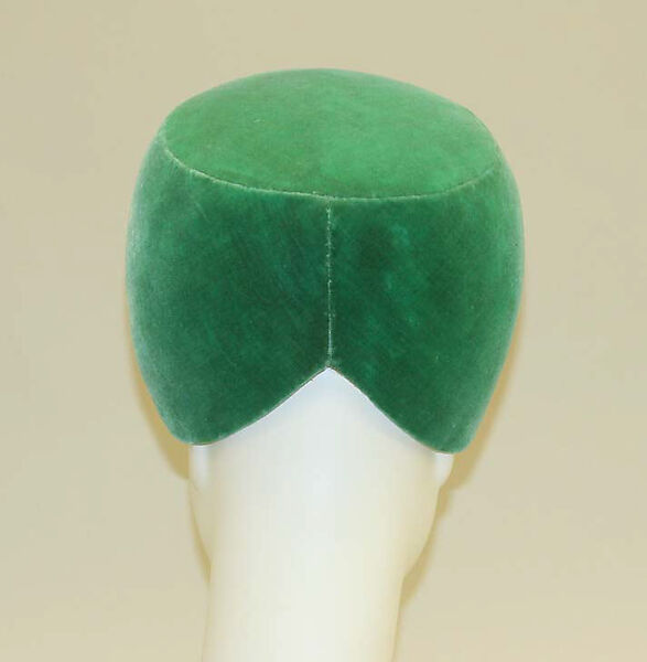 Toque, House of Balenciaga (French, founded 1937), cotton, French