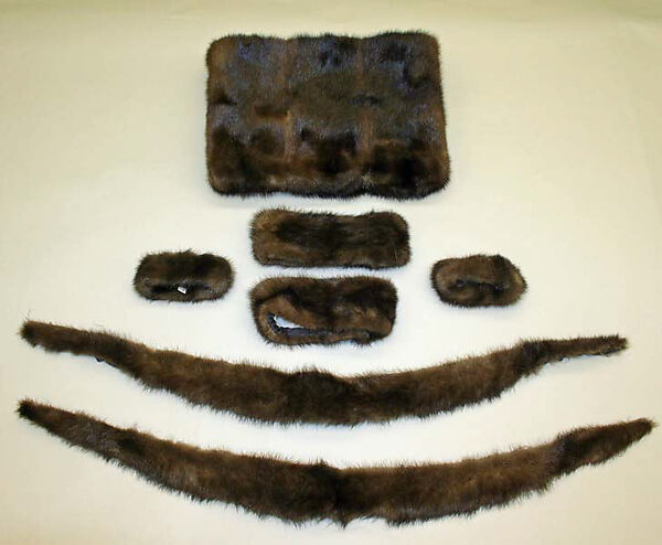 Accessory set, Wasserman &amp; Sons, Inc., fur, American 