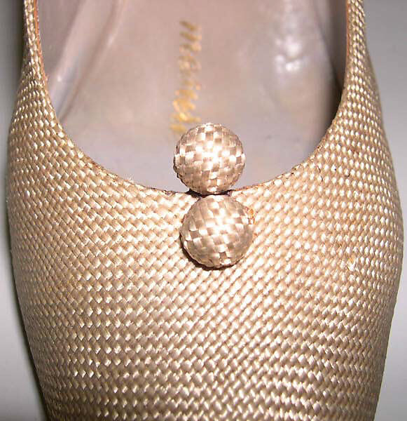 Shoes, House of Dior (French, founded 1946), silk, leather, French