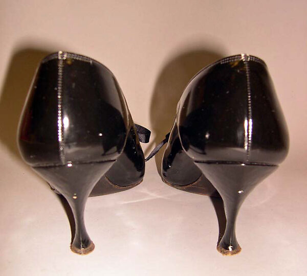 Shoes, House of Dior (French, founded 1946), leather, silk, plastic (vinyl), French