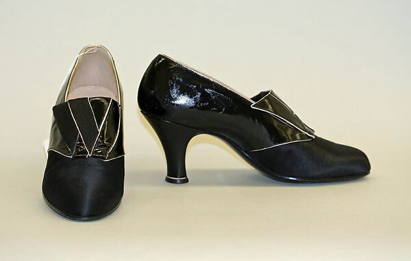 Shoes, Saks Fifth Avenue (American, founded 1924), silk, leather, French 