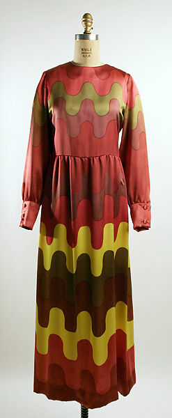 Evening dress, Manuel Pertegaz (Spanish, born 1918), rayon, Spanish 