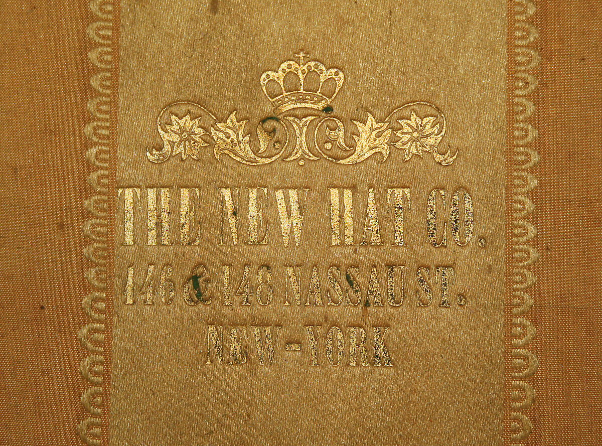 Top hat, silk, American