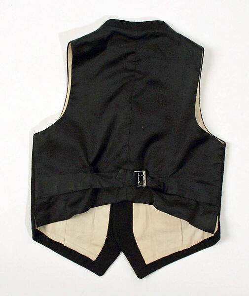 Eton suit, wool, cotton, silk, American