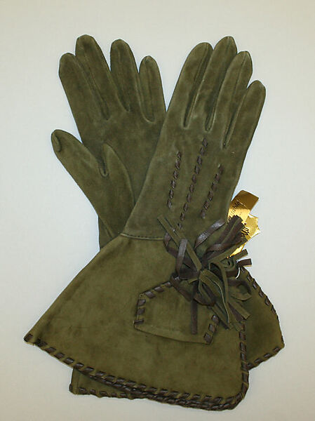 Gloves, Philippe Model (French, founded 1978), leather, French 